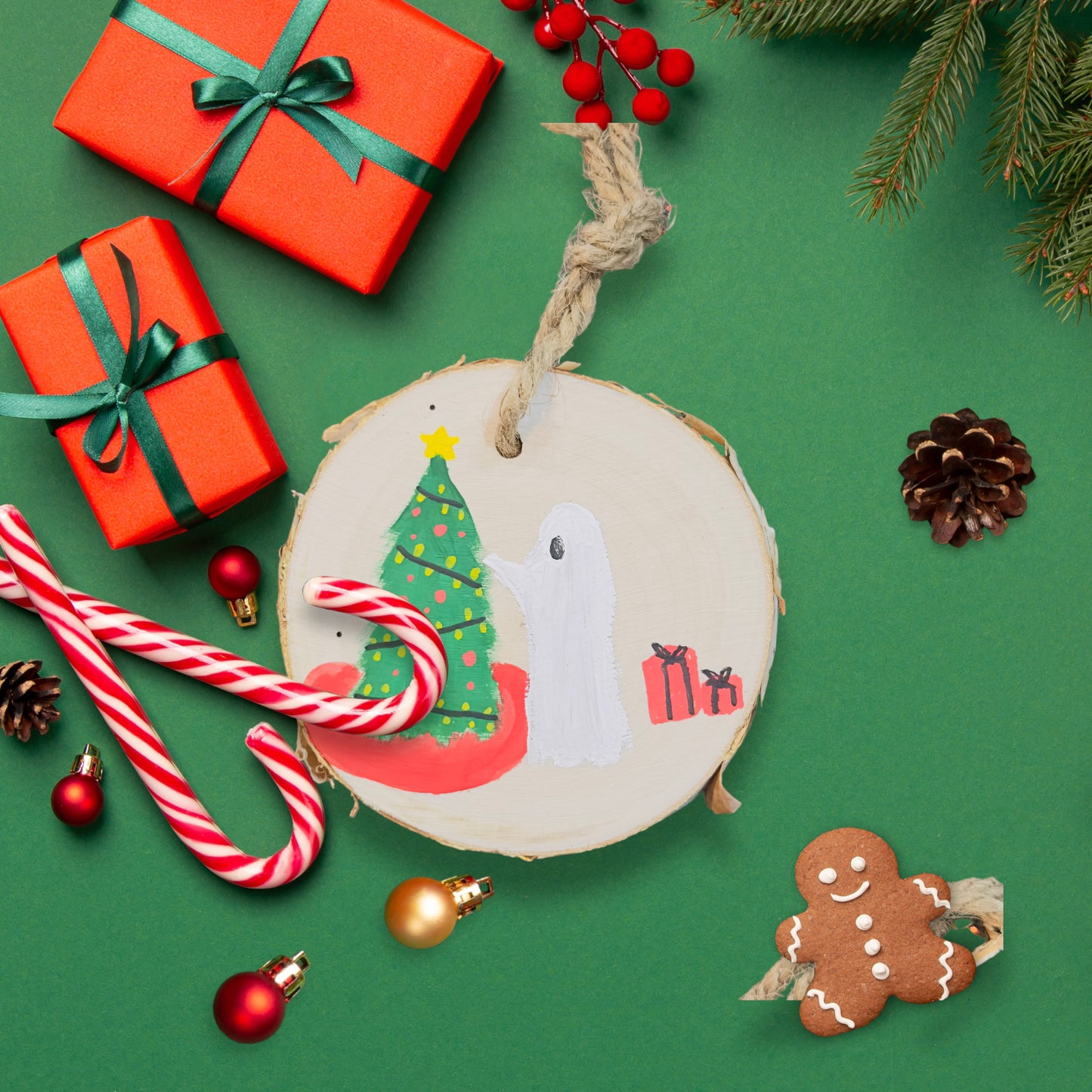 Hand Painted Creepmas Ornaments
