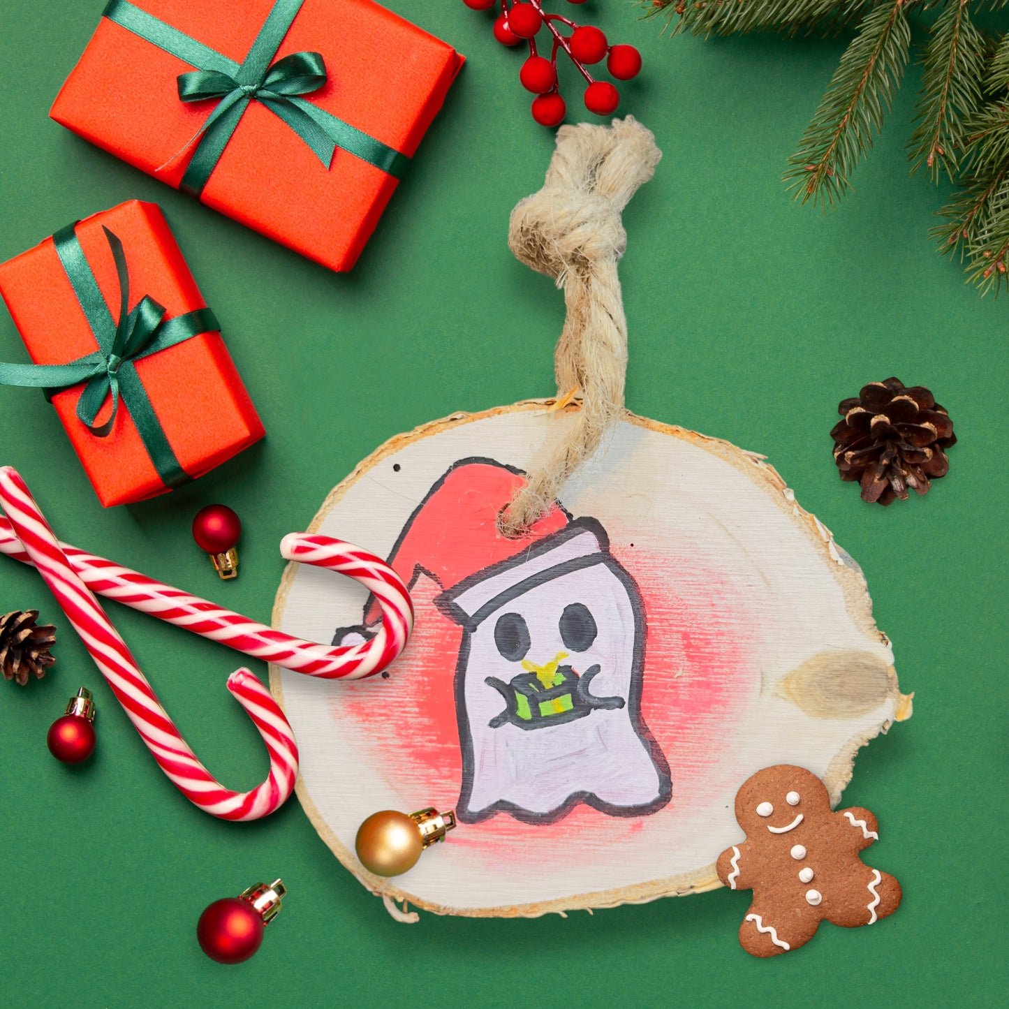 Hand Painted Creepmas Ornaments