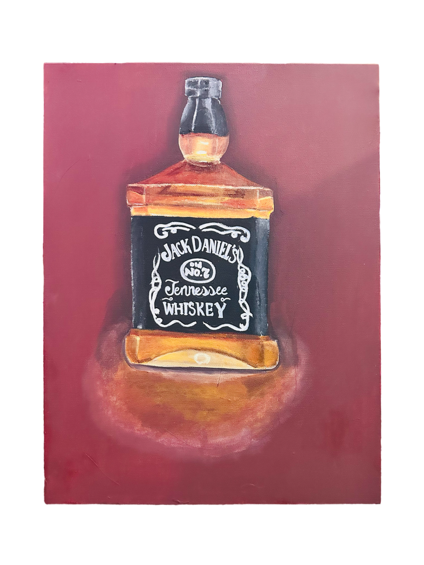 Jack Daniel’s painting on 14x16 canvas