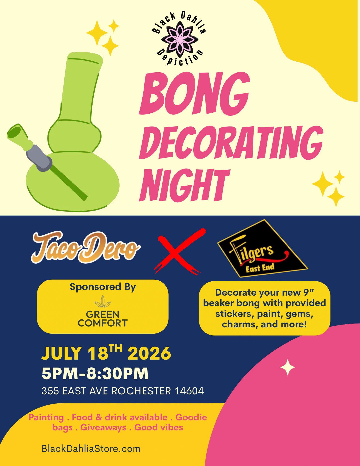 Water Pipe Decorating Night at Filgers 7/18