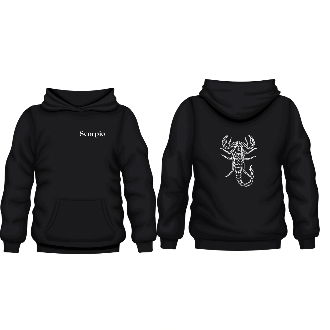 Scorpion Zodiac Hoodie Design