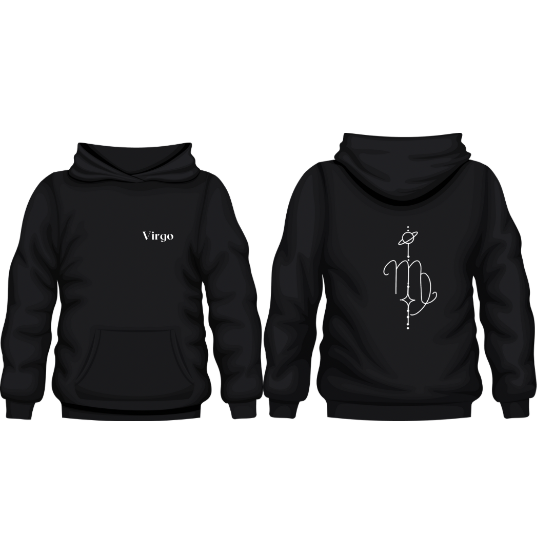 Virgo Celestial Spine Hoodie