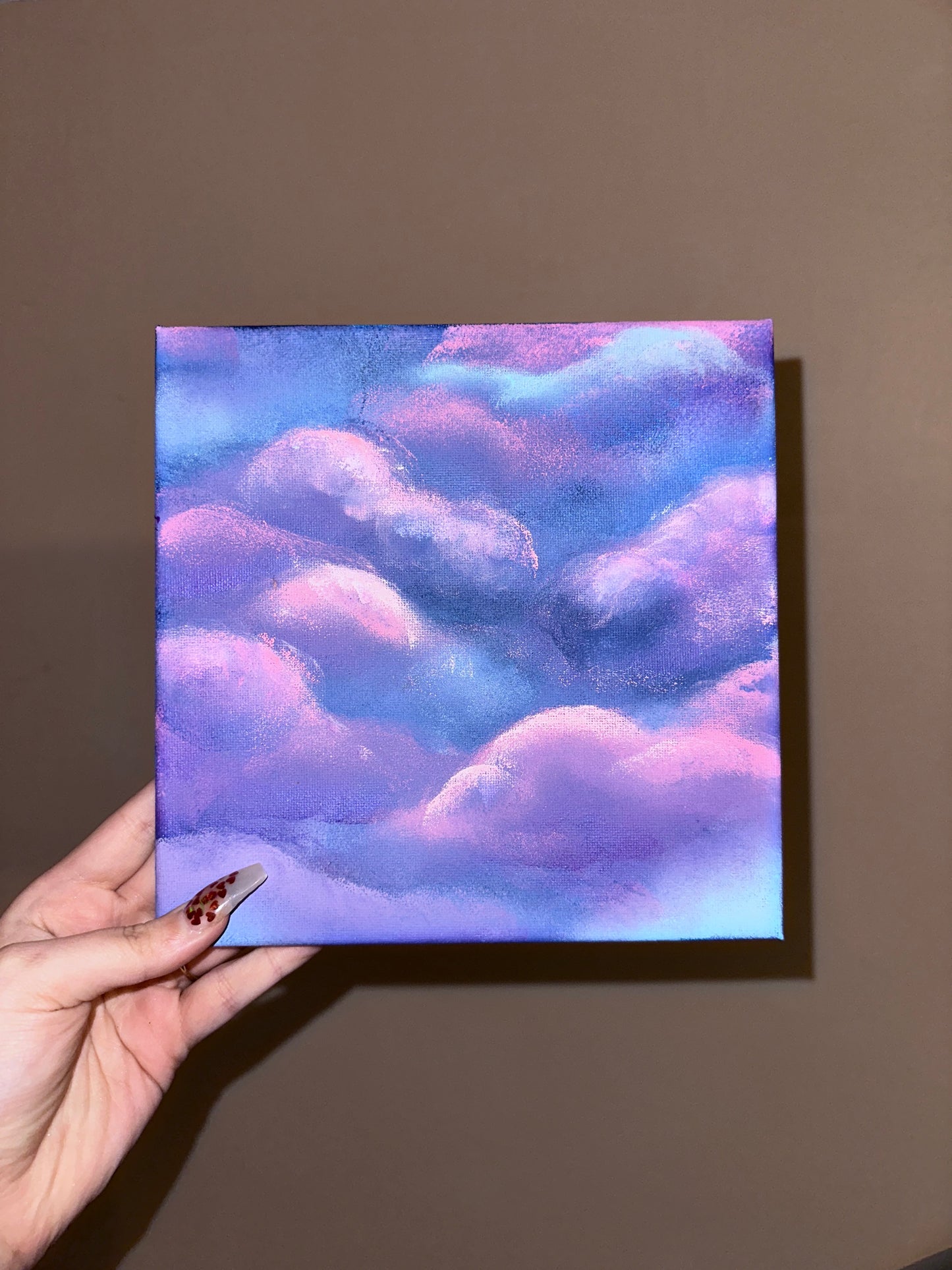 Dazzy Hazy Mind in the Clouds Painting