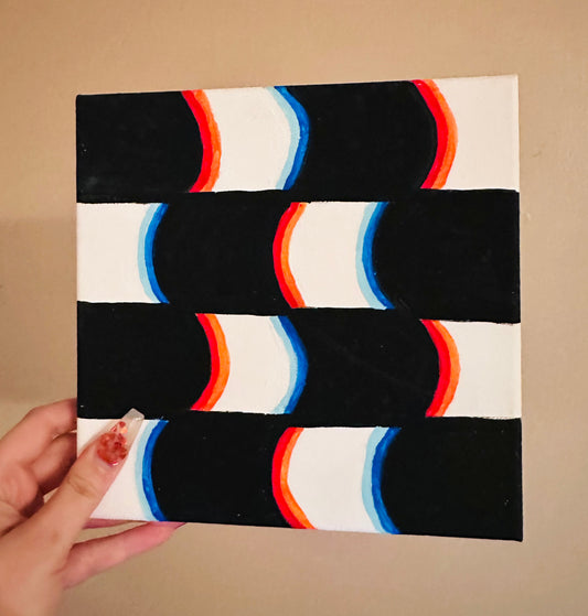 Finshed Trippy Painting