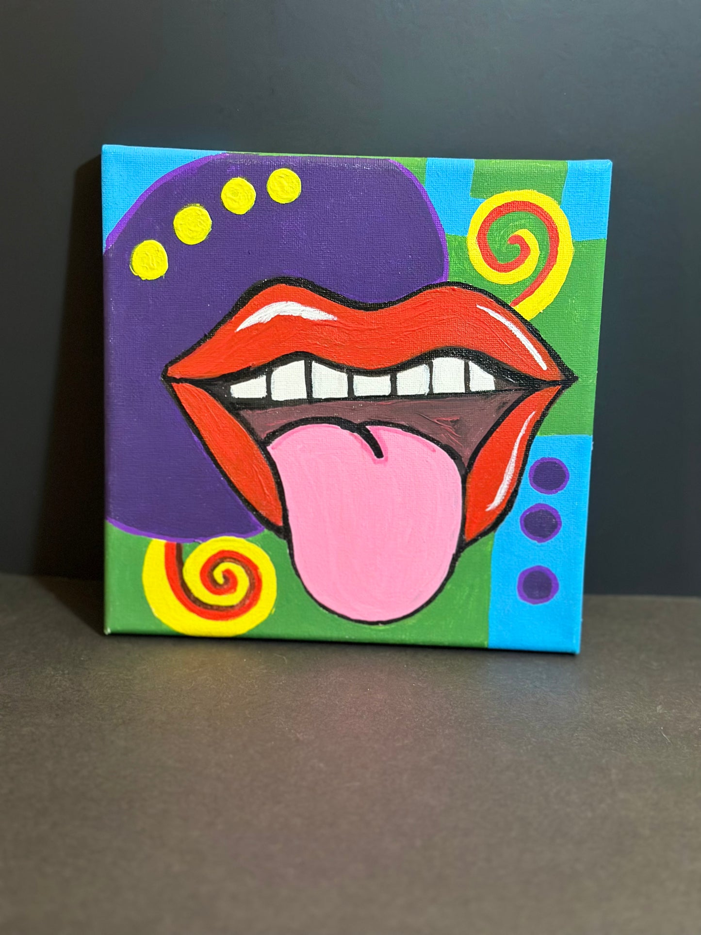 Tongue painting