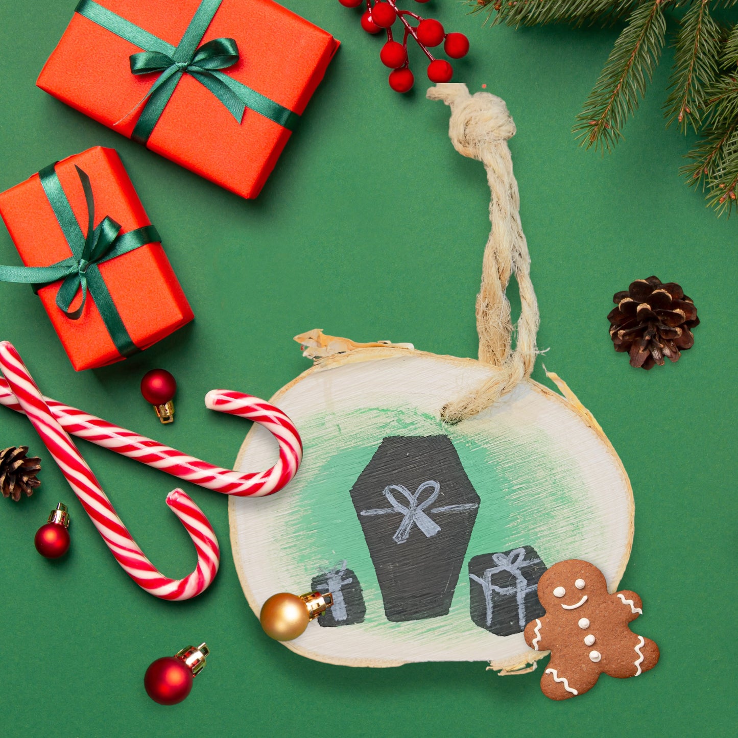 Hand Painted Creepmas Ornaments