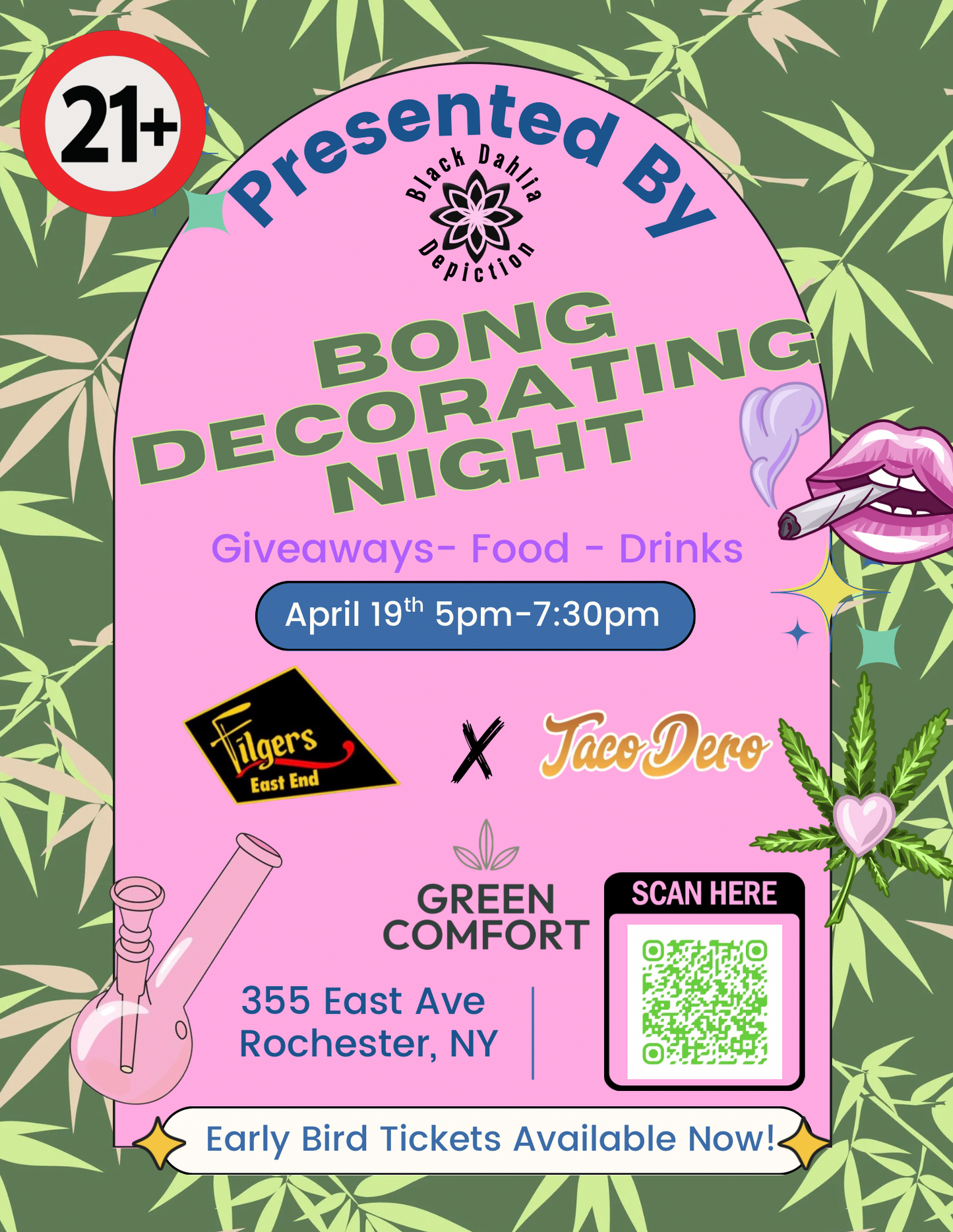 Bong Decorating Night 4/19