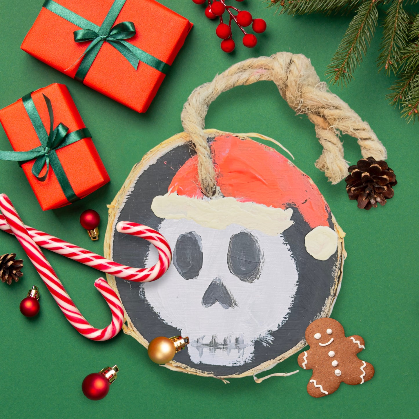 Hand Painted Creepmas Ornaments