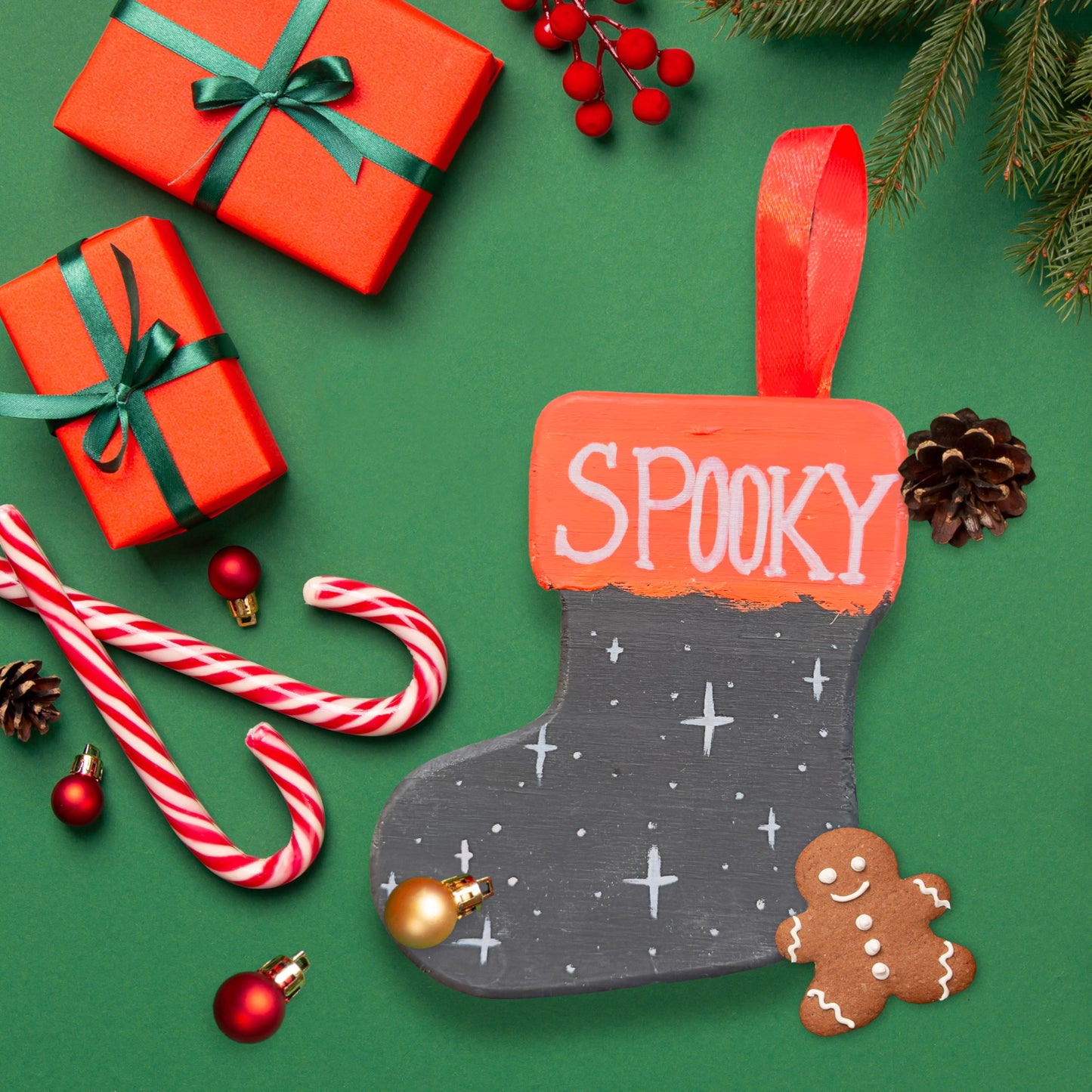 Hand Painted Creepmas Ornaments