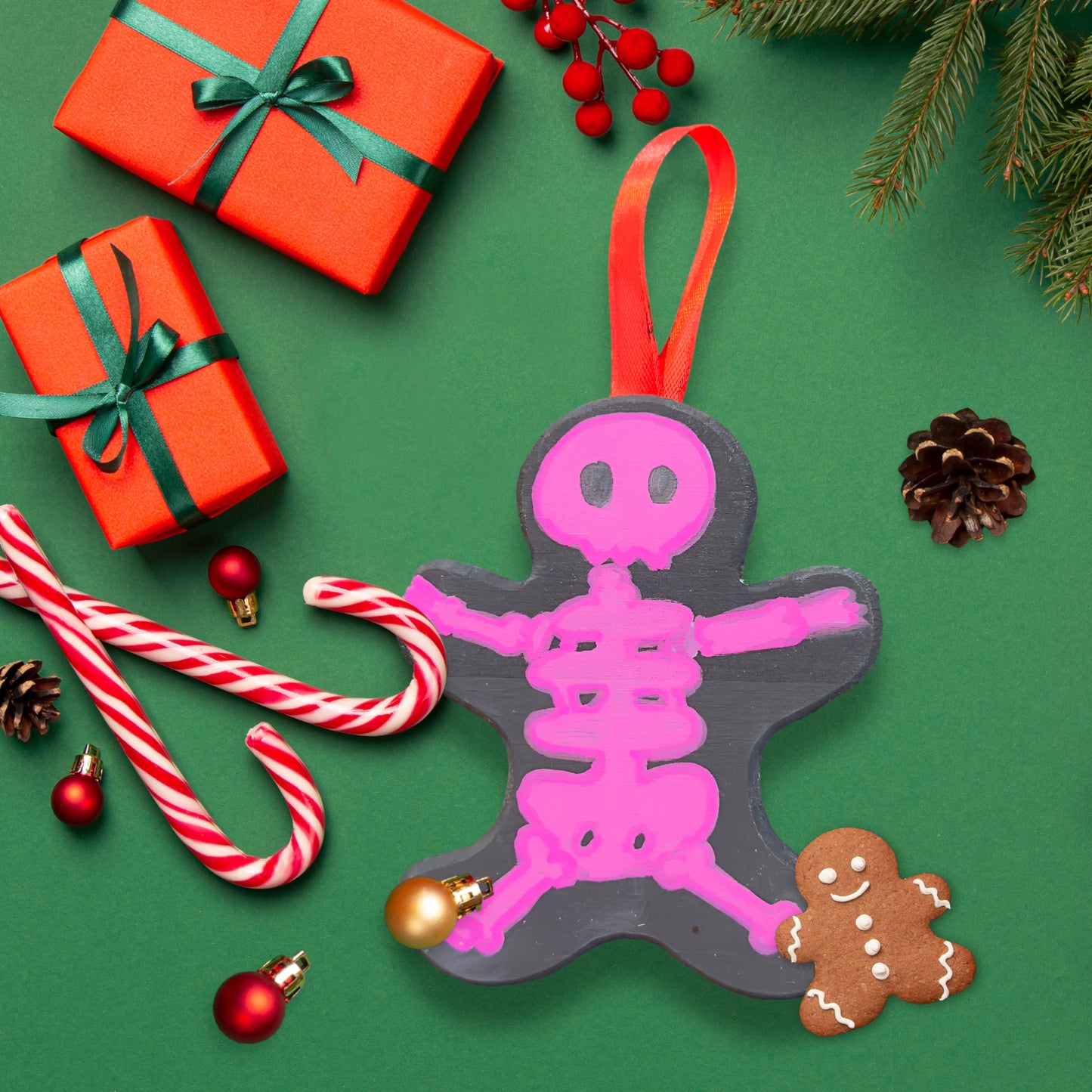 Hand Painted Creepmas Ornaments
