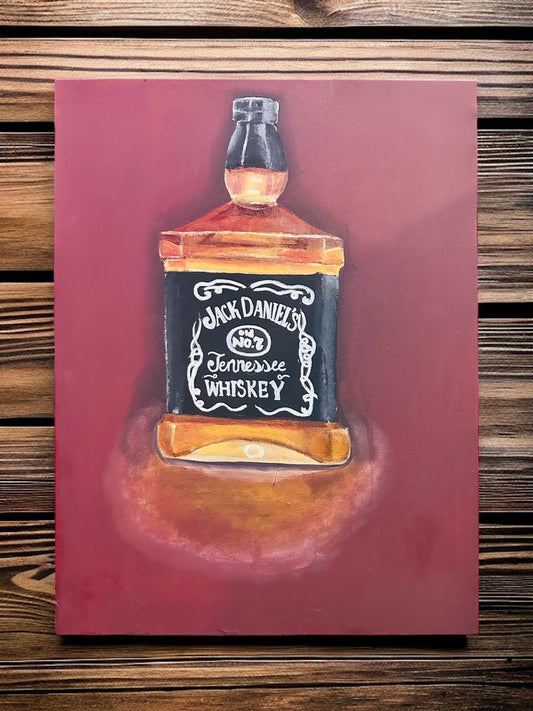 Jack Daniel’s painting on 14x16 canvas