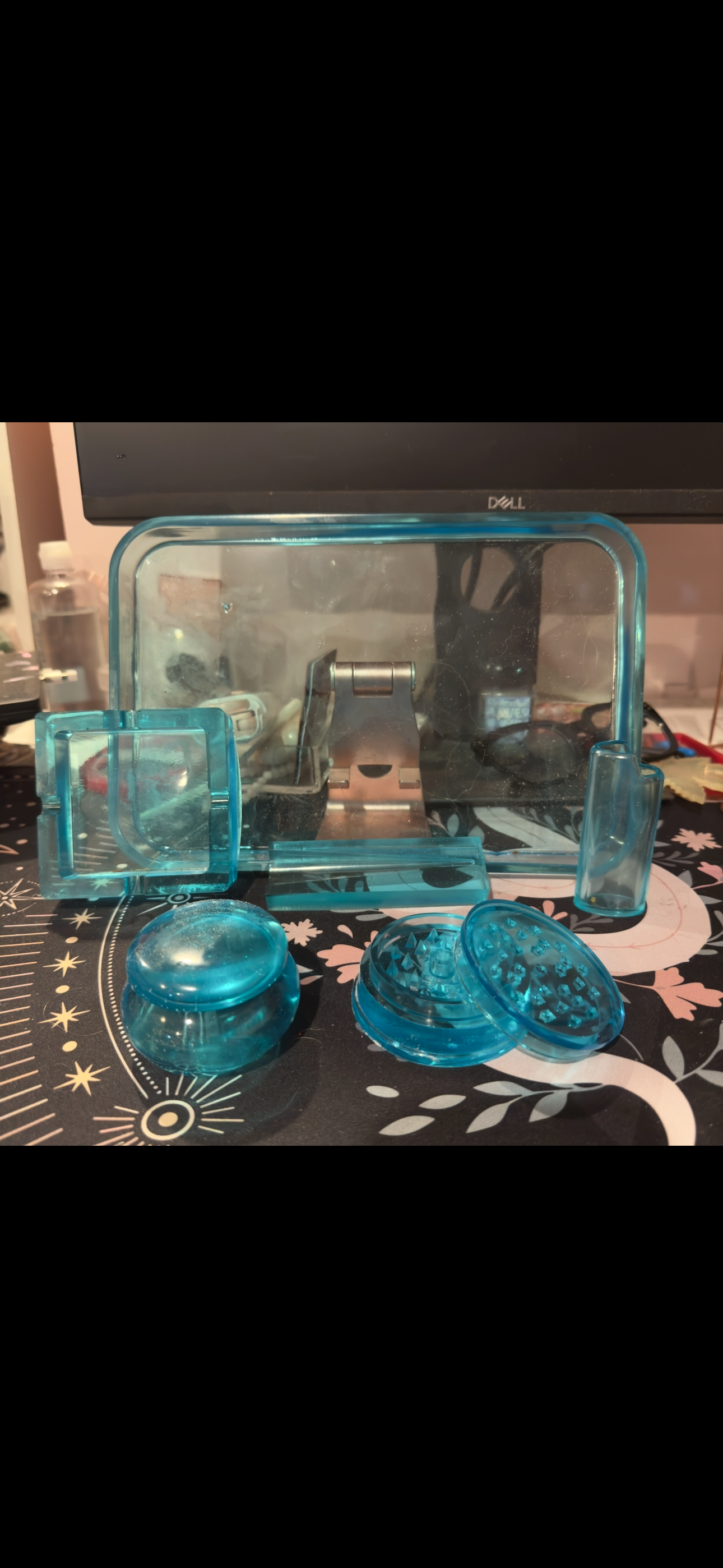 6 piece custom rolling tray set with shipping