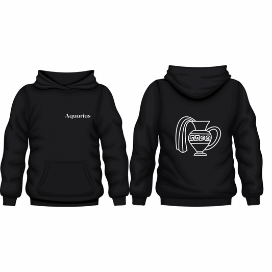 Aquarius Zodiac Hoodie Design