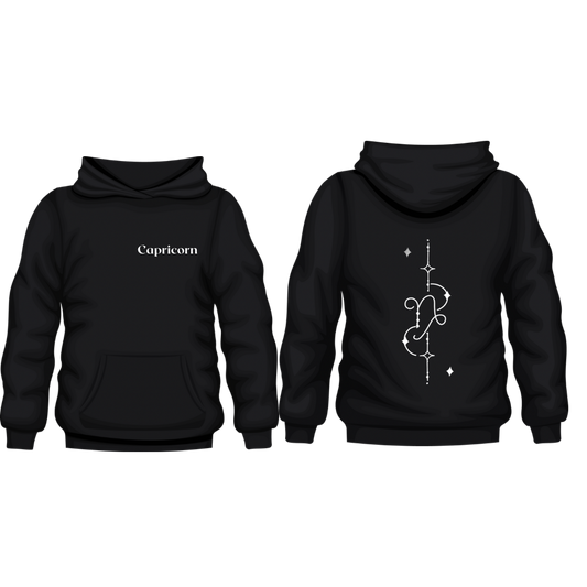 Capricorn Spine Zodiac Hoodie Design