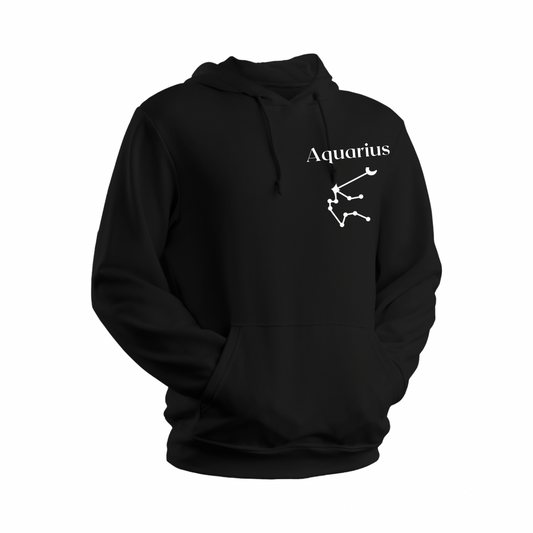 Aquarius Constellation Zodiac Hoodie Design