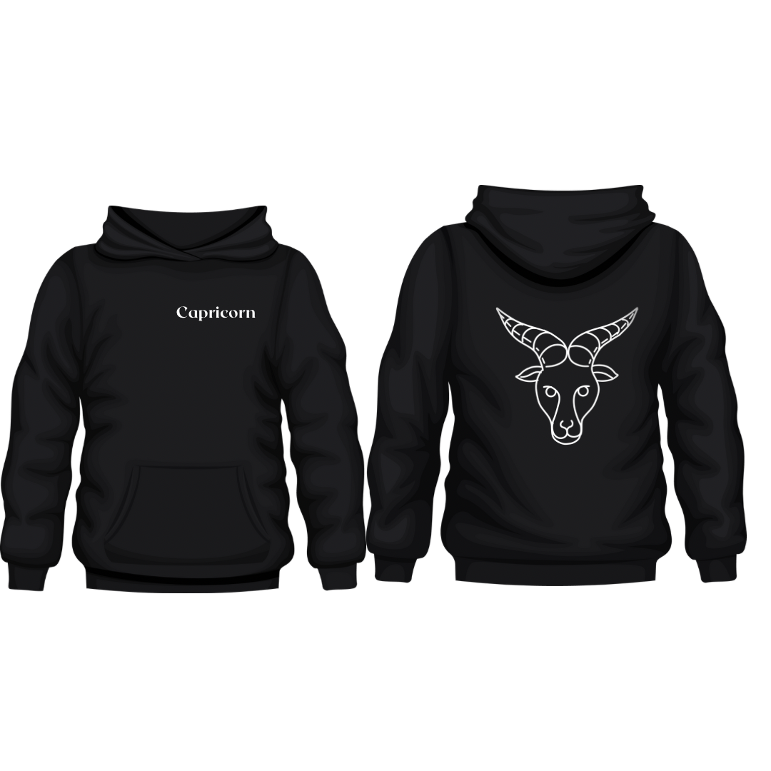 Capricorn Zodiac Hoodie Design