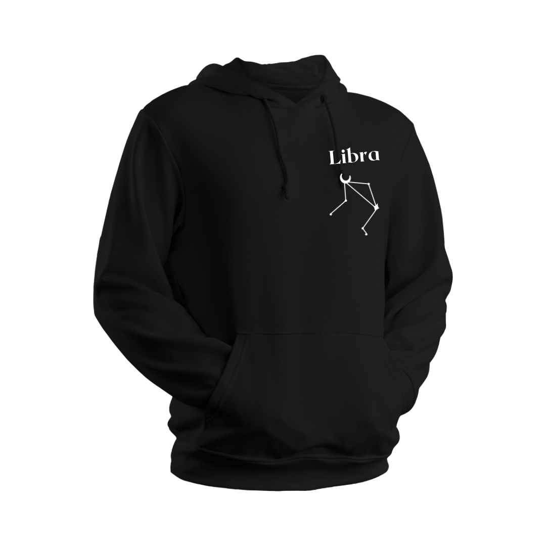 Libra Constellation Zodiac Hoodie Design