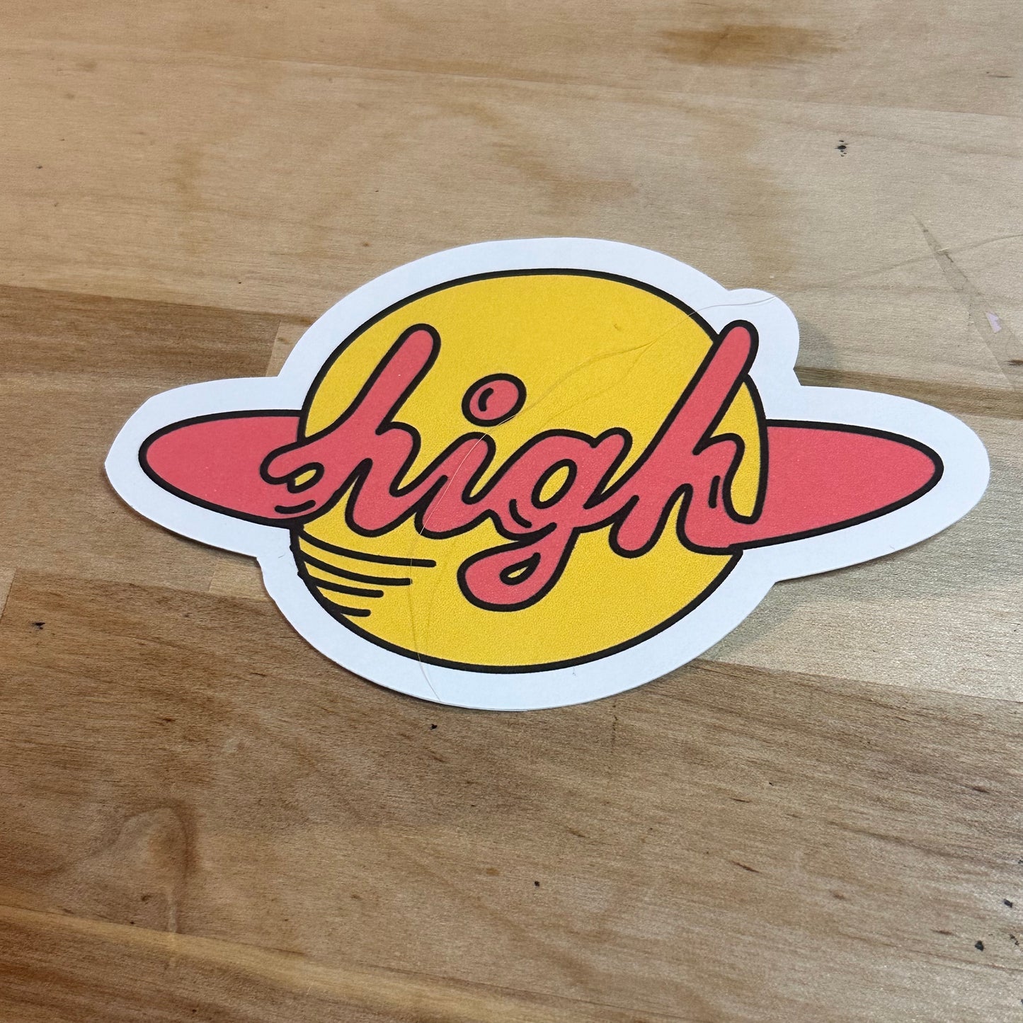 High planet sticker